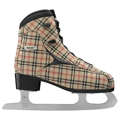 Image of Roces BRITS Women&#039;s Ice Skates, Sand Black, 37