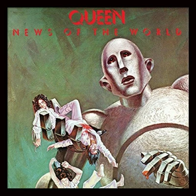 Image of Queen ACPPR48057 News of The World 12&quot; Album Cover Framed Print, MDF, Multi Colour, 32 x 1.5 cm