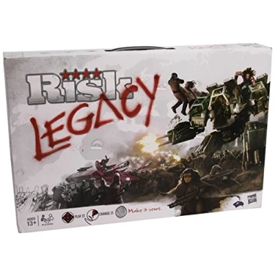 Image of Hasbro Gaming Avalon Hill Risk Legacy Strategy Tabletop, Immersive Narrative Board Game for Ages 13 and Up, 3 5 Players, Multicolor