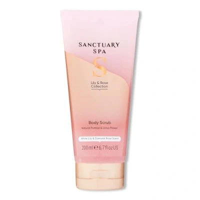 Image of Sanctuary Spa Lily &amp; Rose Body Scrub, No Mineral Oil, Cruelty Free Vegan Exfoliating 200ml