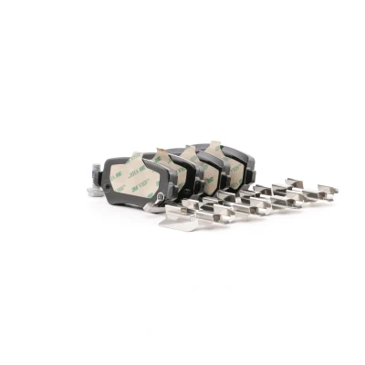 Image of 93169143, 93170602, 93176118, 93179164 brake pad set TEXTAR 2341703 with acoustic wear warning caliper screws accessories