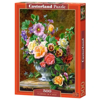 Image of Castorland B 52868 Flowers in a Vase Jigsaw Puzzle, Multicolour