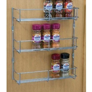 Image of fitmykitchen Spice and packet rack, 3 tier, 300 mm hole centres