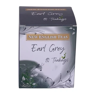 Image of New English Teas Garden Earl Grey Tea 10 Teabags (Pack of 6, Total 60 Teabags)