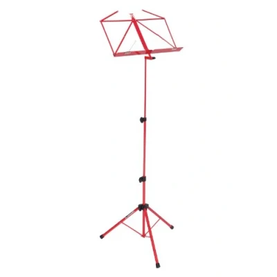 Image of Kinsman OPS55R Deluxe Music Stand and Bag Red