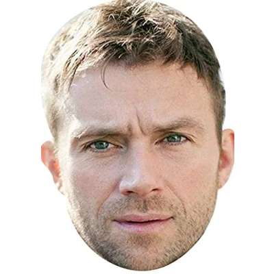 Image of FoxyPrinting Damon Albarn Music 2018 Celebrity Cardboard Party Face Mask Fancy Dress