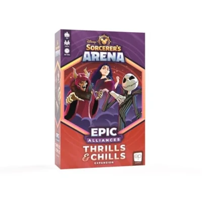 Image of USAopoly Disney’s Sorcerers Arena: Epic Alliances Thrills and Chills Expansion Card Game Ages 13 Plus 2 4 Players 35 Minutes Playing Time