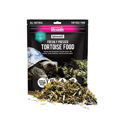 Image of Arcadia Reptile EarthPro Optimised52 Freshly Pressed Tortoise Food 1KG Natural Ingredients Highly Palatable Accessories