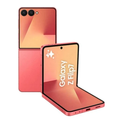 Image of SAMSUNG Galaxy Z Flip7 512 GB, Coral Red, Red