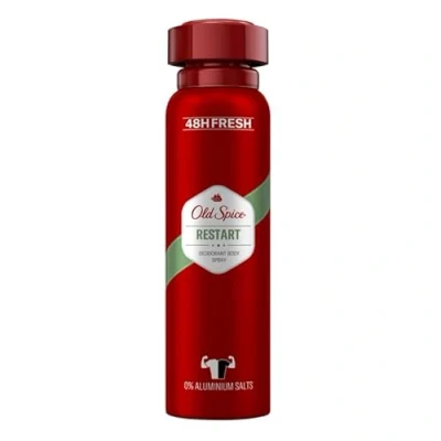 Image of Old Spice Restart Deodorant Body Spray for Men (150ml) 48h Freshness 0% Aluminium Salts, No White Residue and Yellow Stains