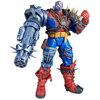 Image of Spider MAN Hasbro Across The Verse Marvel Legends Deluxe Cyborg Woman Figure 15cm