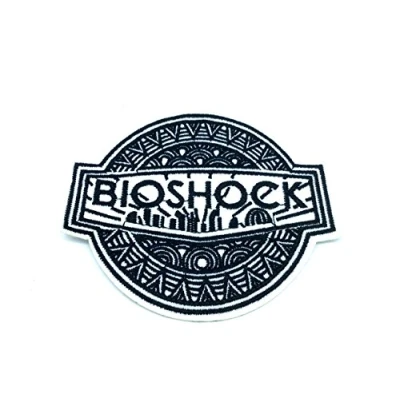 Image of Bioshock Rapture Logo Iron On Sew Embroidered Fan Patch