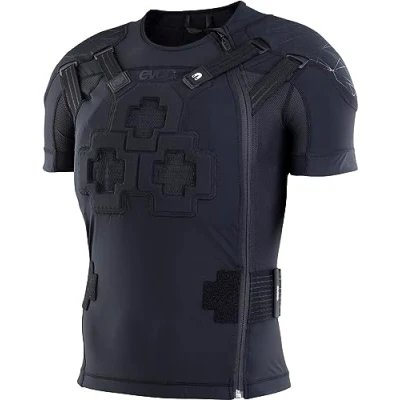 Image of EVOC protector jacket PRO (LITESHIELD FLEX chest, shoulder and back protectors, 3D ventilation, sustainable production from recycled MIPAN nylon, size: M), Black