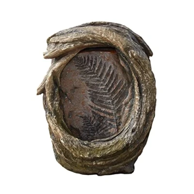 Image of Easy Fountain Forest Fern Water Fountain, Resin, Natural, One Size