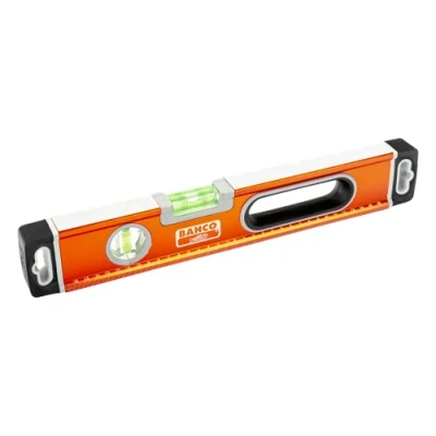 Image of Bahco 466 600 Box Section Spirit Level, Orange