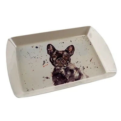 Image of The Leonardo Collection LP48738 Small Tray French Bulldog design 1 Pc