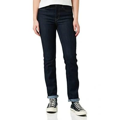Image of Levis 724 HIGH RISE STRAIGHT women&#039;s Jeans in Blue