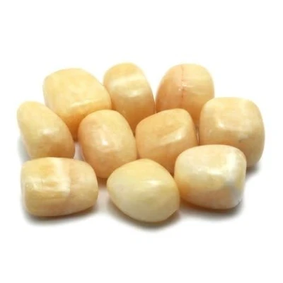 Image of CrystalAge Orange Calcite Tumble Stone (20 25mm)