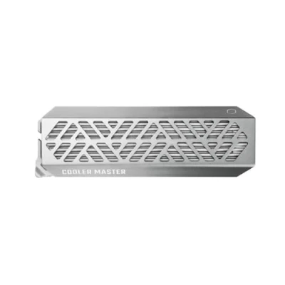 Image of Cooler Master Oracle Air NVME M.2 SSD Enclosure, Large Heatsink, Dual Layer Aluminium Shell, Up to 1000 MB/s, Tool Free, MOLLE Compatible, USB 3.2 Gen 2 Type C, Multi Platform Support, 130 g