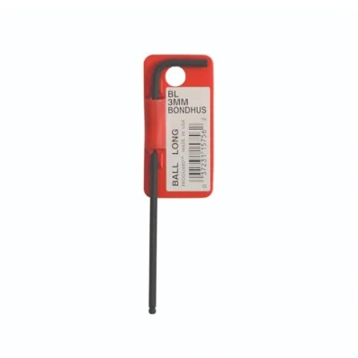 Image of Bondhus 15756 BL3.0 Barcoded Ballwrench 3mm, Black