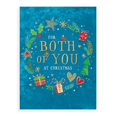 Image of Regal Publishing Modern Christmas Card To Both Of You 12 x 9 inches