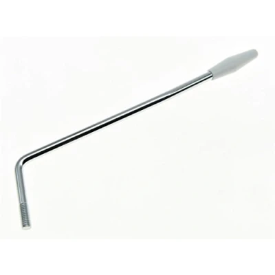 Image of KAISH 5.8mm Diameter Chrome with White Tip ST Strat Guitar Tremolo Trem Arm Whammy Bar fits