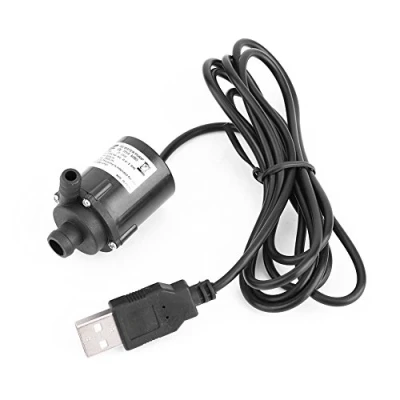 Image of Oumefar Dc 4v 6v Mini Anti clogging Pump Brushless Water Air Micro Submersible Pumping Tools with USB Connector Fixed Base