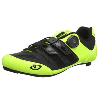 Image of Giro Sentrie Techlace Road, Men Cycling Shoes, Highlight Yellow/Black, 12.5 UK (48 EU)