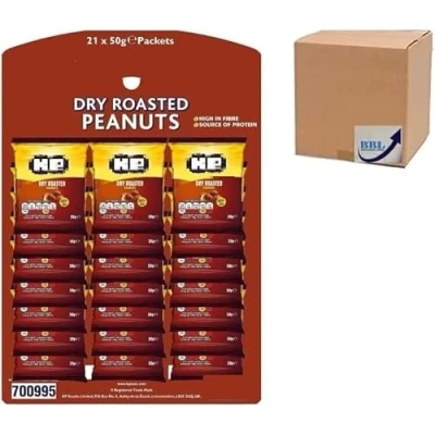 Image of KP Original Dry Roasted Peanuts 21 X 50 G Pub Card