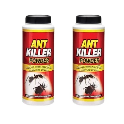 Image of PNJB, Ant Killer Powder For Indoor And Outdoor Use Strongest Lawns, Home, Garden To Kill Ants, Cockroaches, Woodlice, Earwigs Crawling Insects (2XPACK)