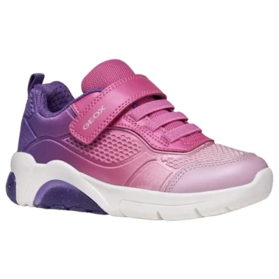 Image of Geox J FADINLIGHT Girl C Sneaker, Violet/Fuchsia, 0.5 UK