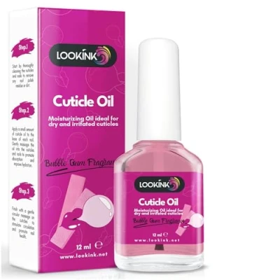Image of Professional Nail Cuticle Oil 12 ml Hydrating and Nourishing Bubble Gum Fragrance for Perfect Hands Feet Softener Care