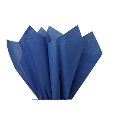 Image of MustBeBonkers Tissue Wrapping Paper 18GSM Colour Fast Acid Free 35 x 45cm (Blue (Royal), 200)