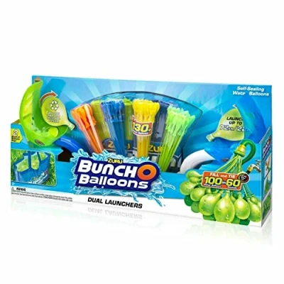 Image of BUNCH O Balloons Zuru 2 Launchers Self Sealing 130 + Water Bombs