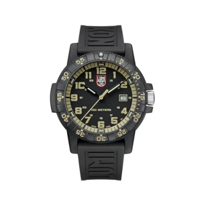 Image of Luminox Leatherback SEA Turtle Giant XS.ZC33 Mens Watch 44mm Divers in Black Date Function 100m Water Resistant Watches Swiss Made