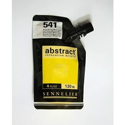 Image of Sennelier Abstract Innovative Acrylic Artist Paint Pouch 120ml (541 Cadmium Yellow Medium Hue)