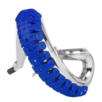 Image of Polisport Universal Armadillo 2 Stroke Exhaust Pipe Guard, Blue Motocross4u