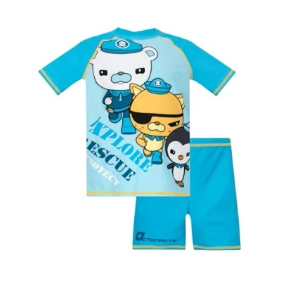 Image of Octonauts Boys Swim Set Captain Barnacles Two Piece Swimming Costume for Blue 18 24 Months