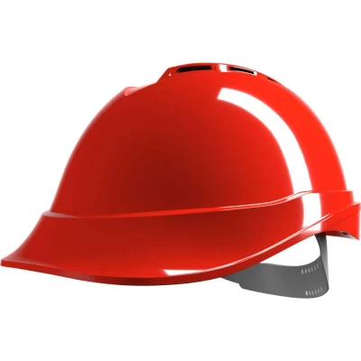 Image of V Gard 200 Vented Safety Helmet Red