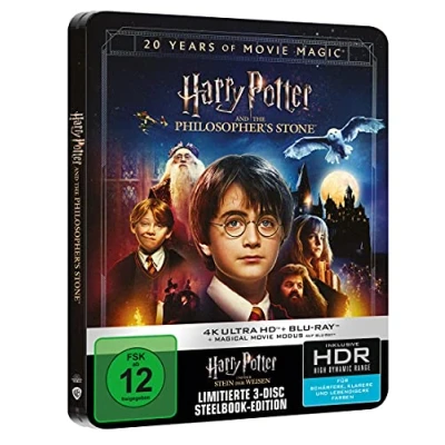 Image of Harry Potter und der Stein Weisen Jubiläums Edition Magical Movie Modus Steelbook [Blu ray]