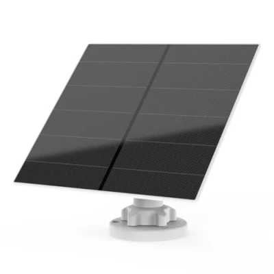 Image of TOUCAN Solar Panel for Outdoor Security Cameras, Compatible with Wireless Camera Pro, Adjustable Wall Mounted USB C Charging Cable.