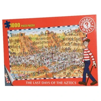 Image of Paul Lamond 7350 Where&#039;s Wally the Last Days of Aztecs Jigsaw Puzzle, 1000 Pieces
