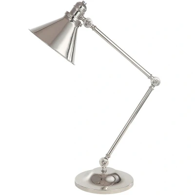 Image of Provence 1 Light Table Lamp Polished Nickel, E27