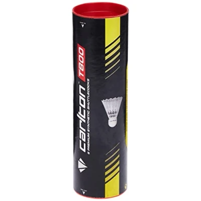 Image of Dunlop Sports Carlton T 800 Slow Speed Badminton Shuttle, White
