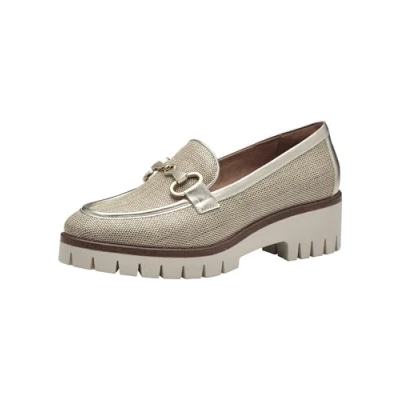 Image of Tamaris 1 24424 42 Women&#039;s Trainers Loafer, Beige, 6.5 UK