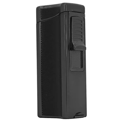 Image of GERMANUS Kaventsmann Jet Flame Lighter in Black for Candles