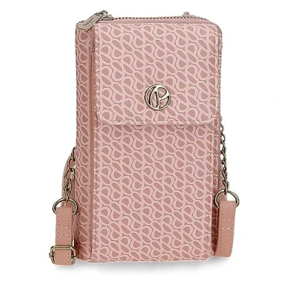 Image of Pepe Jeans Megan Shoulder Bag Small Pink 11 x 20 4 cm Faux Leather, pink, One Size, Crossbody
