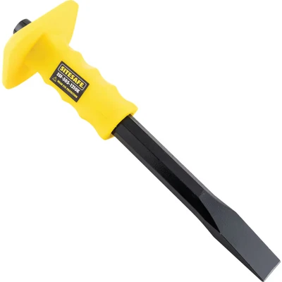 Image of Sitesafe 25 x 305mm Contractor Flat Cold Chisel comes with Guard