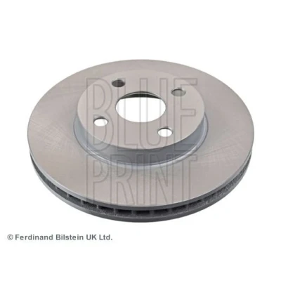 Image of 4351213030 Brake disc BLUE PRINT ADT343155 Front Axle 255mm 25mm 4 Hole 100mm internally vented Coated TOYOTA: Corolla IX Hatchback, Verso