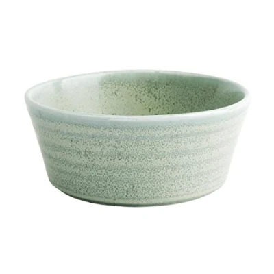 Image of Olympia Cavolo Flat Round Bowls Spring Green 143mm (Pack of 6)